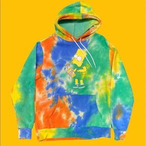 Bart Simpson tie dye graphic sweatshirt!_5413